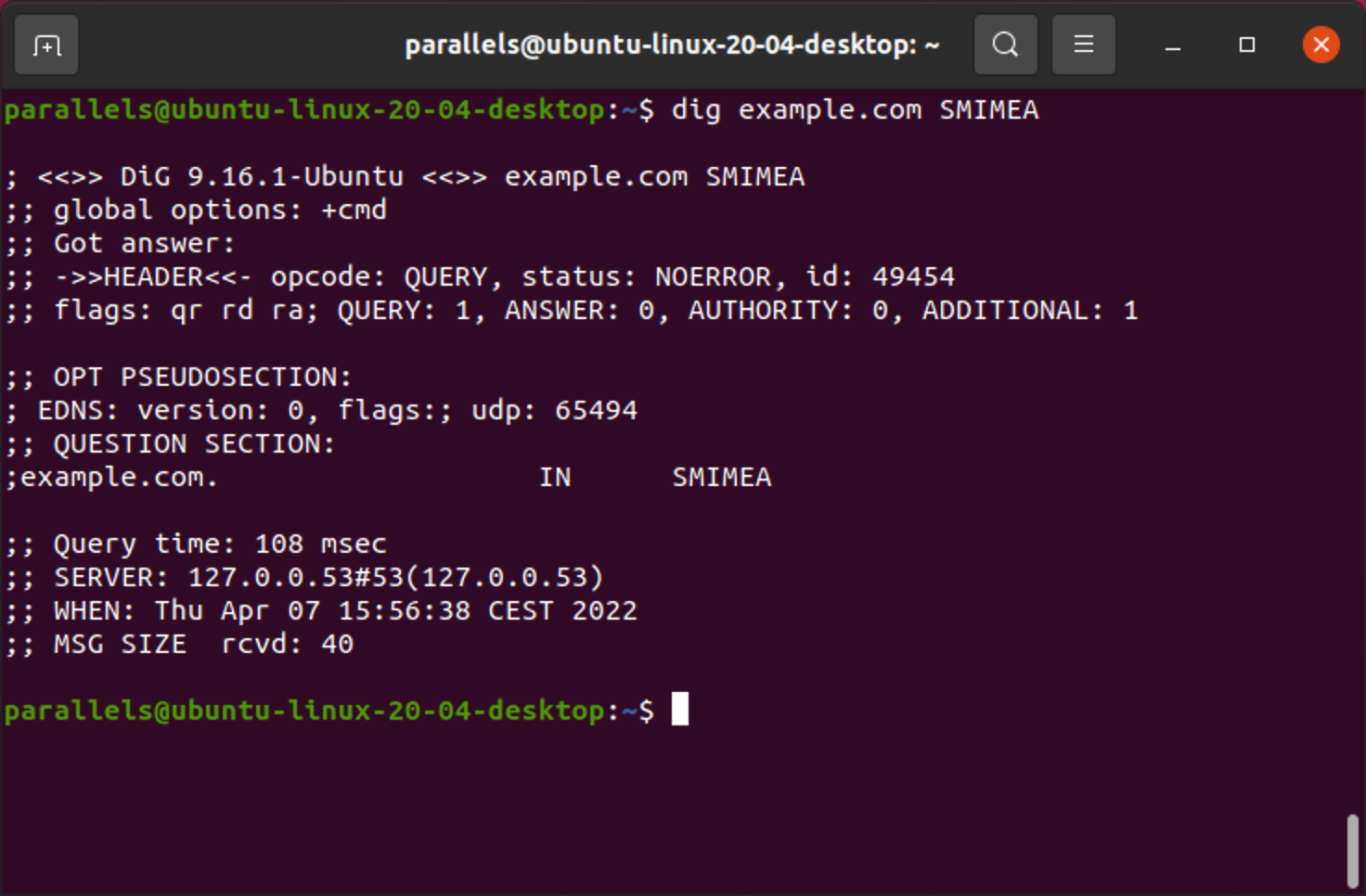SMIMEA lookup in Linux